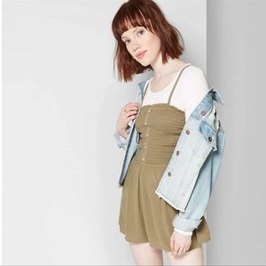 NWT Wild Fable Smocked Romper